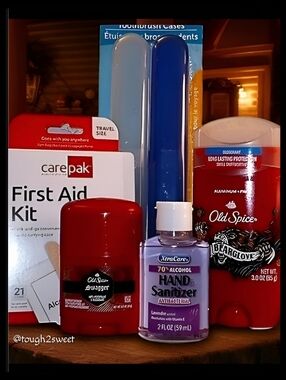 🆕️MEN'S OLD SPICE & MORE PERSONAL CARE TRAVEL KIT/ VACATION CARE KIT